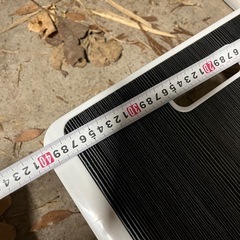【百光工建】折りたたみテーブル 黒と白　中古品の画像