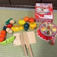 木のおままごとセット