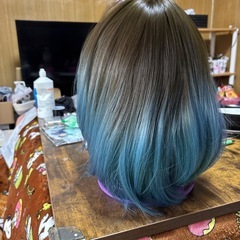 グラデーションウィッグの画像