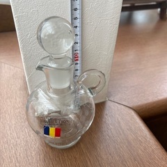 ルーマニア🇷🇴 ガラス　ドレッシング入れ　瓶　水差し　FARMER DAYSの画像