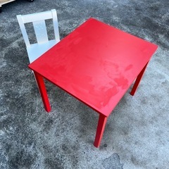IKEA キッズテーブルセット【a】