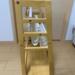 絵本ラック　マガジンラック　おもちゃ収納箱付きの画像