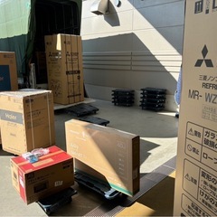 家電配送設置　今なら10万円プレゼント　の画像
