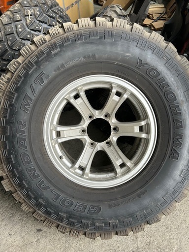 315/75r16 フルピン　スパイク　4本　冬タイヤ