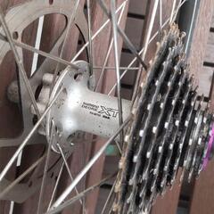 シマノXTハブ　アラヤリムホイールセットの画像