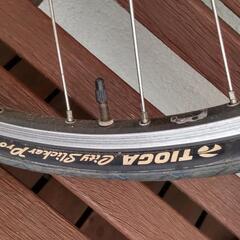 シマノXTハブ　アラヤリムホイールセットの画像