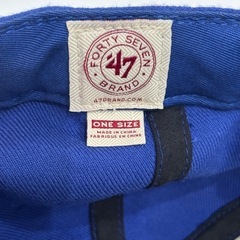 NBAキャップ　スナップバック　47ブランド　ニューヨークニックス　帽子の画像