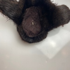 メンズ冬の毛皮ブラックミンクハットссср
 