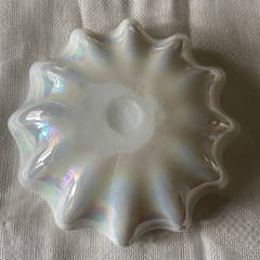 ⭐︎決まりました⭐︎お皿　小物置き場　オーロラ　白　ホワイト　の画像