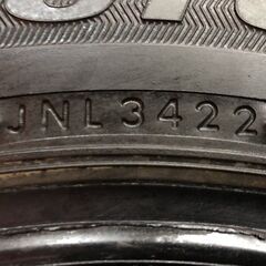 BS BRIDGESTONE BLIZZAK VL1 155/80R14 88/86NLT 14インチ スタッドレス 4本 22年製 バリ溝 プロボックス サクシード等　(VTJ039)の画像