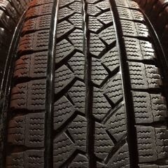 BS BRIDGESTONE BLIZZAK VL1 155/80R14 88/86NLT 14インチ スタッドレス 4本 22年製 バリ溝 プロボックス サクシード等　(VTJ039)の画像