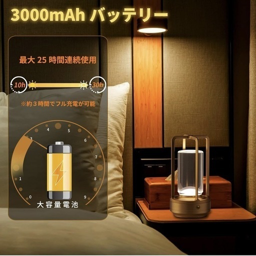 【新品】テーブルランプ/無段階調光