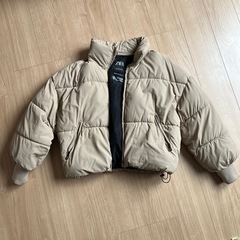 ZARA キャメルカラー ダウン 