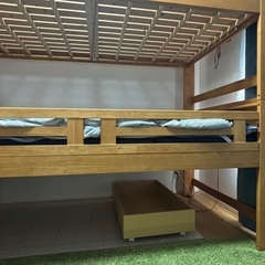【2月3日受け付け終了】お引き渡し条件等追記しました。値下げしました！2段ベッドの画像