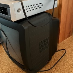14型ブラウン管TV＋地デジチューナーの画像