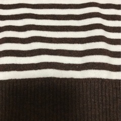 ★新品未使用★ ボーダー　薄手のニット　Mの画像