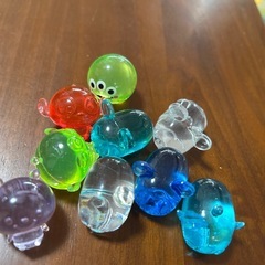 ディズニークリアな置き物の画像