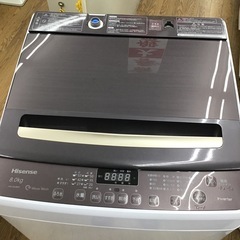 #A-7【ご来店頂ける方限定】Hisenseの8、0Kg洗濯機です