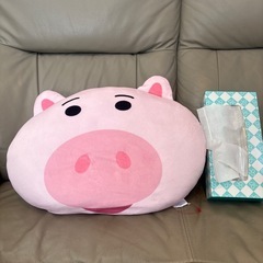 ディズニー　トイストーリー　ハム　もちもち　クッション
