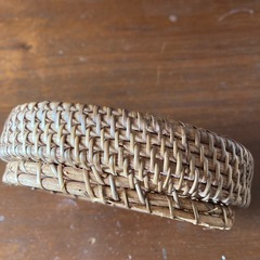 籐の小物入れの画像