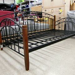 ☆NITORI シングルベッド ベッドフレーム BAHAMA DAY BED ニトリ メタルフレーム バハマ デイベッド アンティーク調 アイアンフレーム 札幌市 屯田店の画像