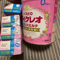 アイクレオ 粉ミルク 液体ミルクの画像