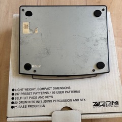 zoom  RT-123 リズムマシン　説明書、ACアダプター無し　ジャンク品の画像