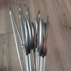 無印良品/IKEA  ステンレスハンガー　8本の画像