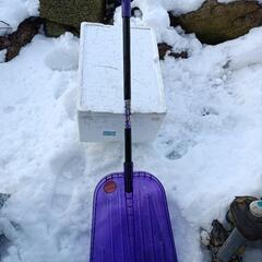 ポリカ除雪スコップ中古の画像