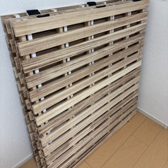 【取引中】すのこベッド　シングル（破損あり）の画像