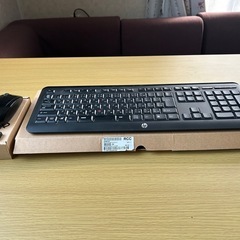 キーボード&マウスHP製ワイヤレスの画像
