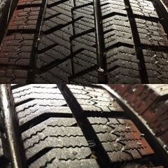 タイヤ走行短め【BS BLIZZAK VRX2 195/65R16】スタッドレス【BALMINUM 16インチ 6J4HPCD100+40】20年製 ライズ ロッキー等　(VTJ037)の画像