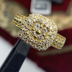 K18WG 1.06cl ダイヤモンド リング