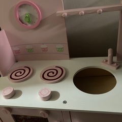 【お値下げ！】木のおもちゃ　キッチン　の画像