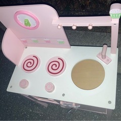 【お値下げ！】木のおもちゃ　キッチン　の画像