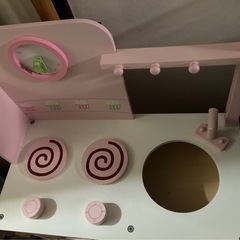 【お値下げ！】木のおもちゃ　キッチン　の画像