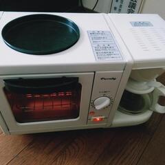 コーヒーメーカー 電気トースター 上に卵焼き　未使用