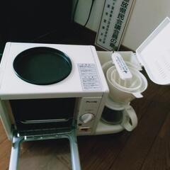 コーヒーメーカー 電気トースター 上に卵焼き　未使用の画像