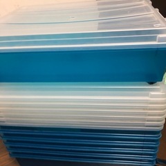 蓋付き衣装ケース１個７個ありベッド下収納にも。の画像