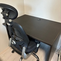 【セット】パソコンデスクとイス　おまけ付き