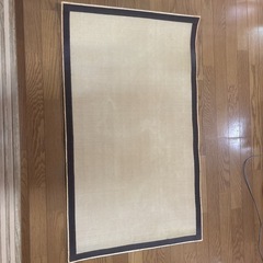 籐むしろマットの画像