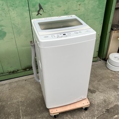 【2022年/美品】5.0kg　洗濯機　白　ホワイト　家電　配達ご相談ください