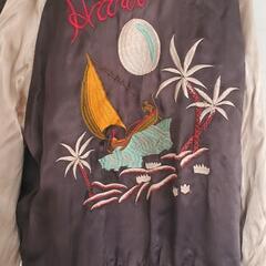 JAPANESE CLASIC SCRIPT/ジャパニーズクラシックスクリプト 花旅楽団 和柄刺繍 リバーシブルスカジャン/M /の画像