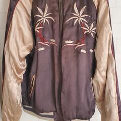 JAPANESE CLASIC SCRIPT/ジャパニーズクラシックスクリプト 花旅楽団 和柄刺繍 リバーシブルスカジャン/M /の画像