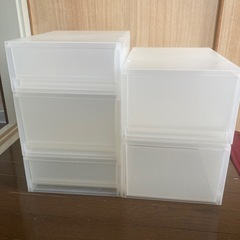 無印良品　収納ケース　5個セット　の画像