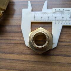 水ガス燃料のための雄ねじの真鍮の管継手4個セットの画像