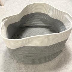 ロープバスケット　リビングバスケット　収納の画像