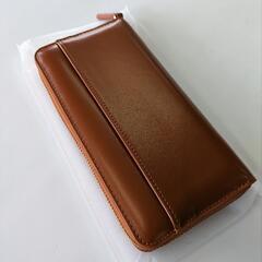 栃木レザー 長財布 ブラウン 未使用品