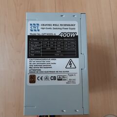 （家電）CWT GPT400S-A 400W 80PLUS BR...