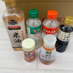 調味料、乾物セットの画像